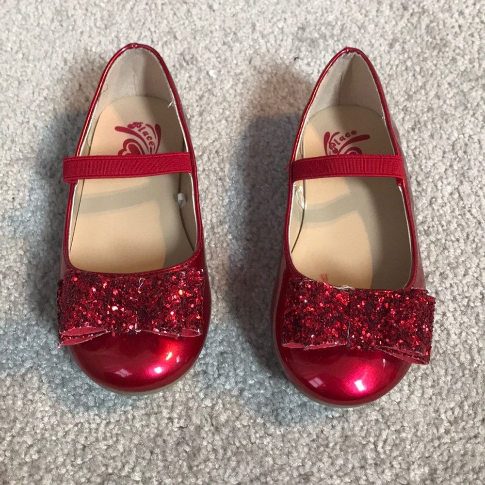 Red Toddler Mary Janes